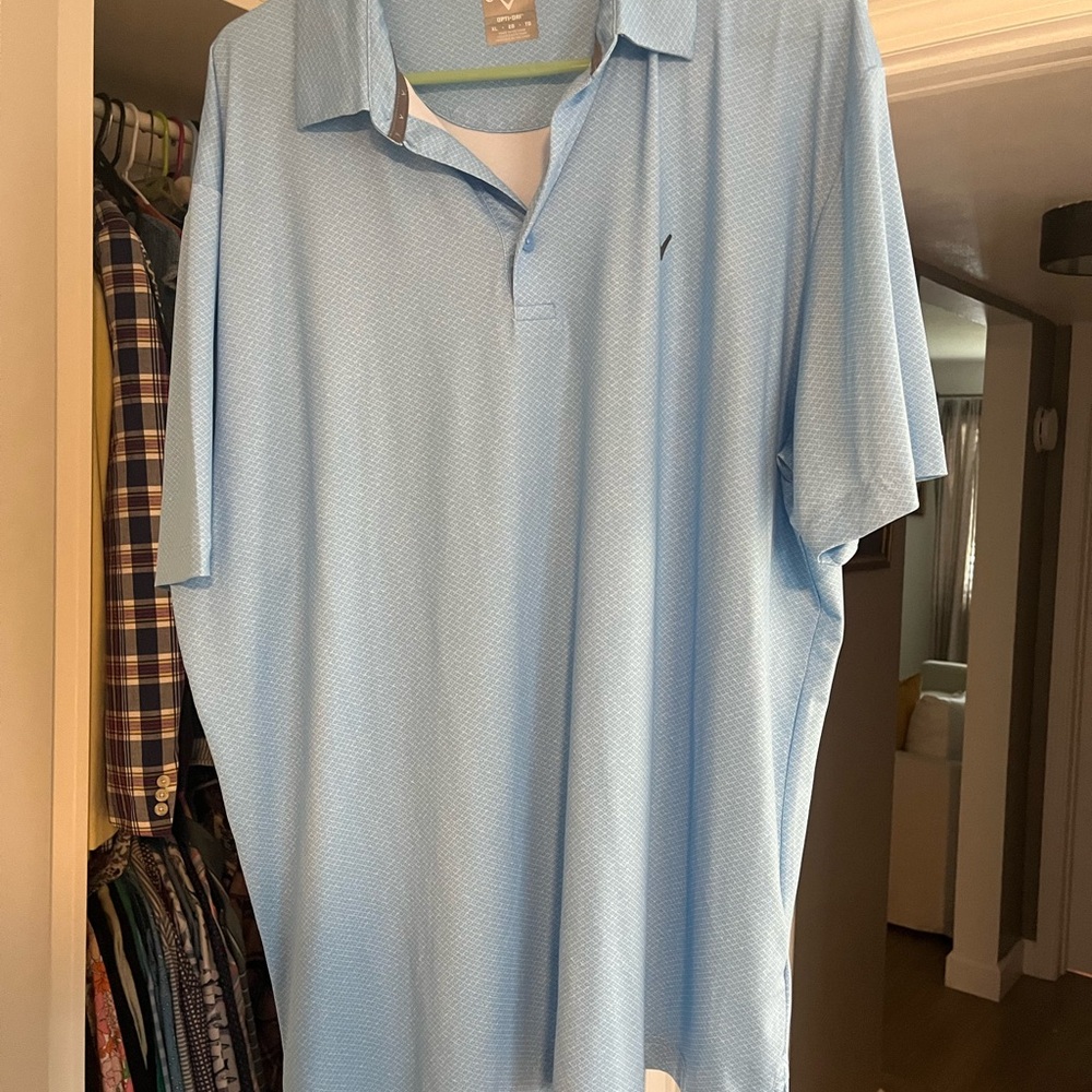 Callaway Sky Blue Polo Shirt